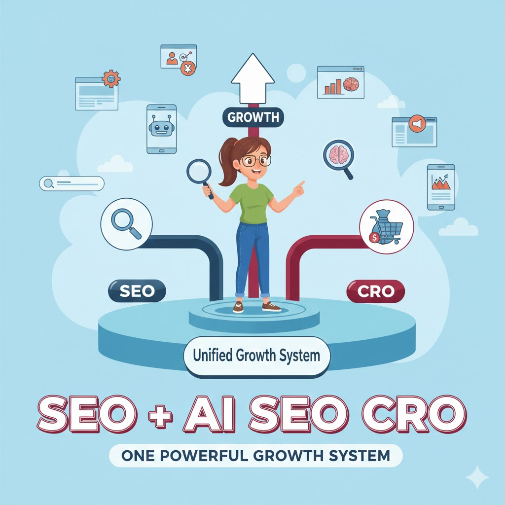 How SEO, AI SEO, and CRO Work Together as One Growth System